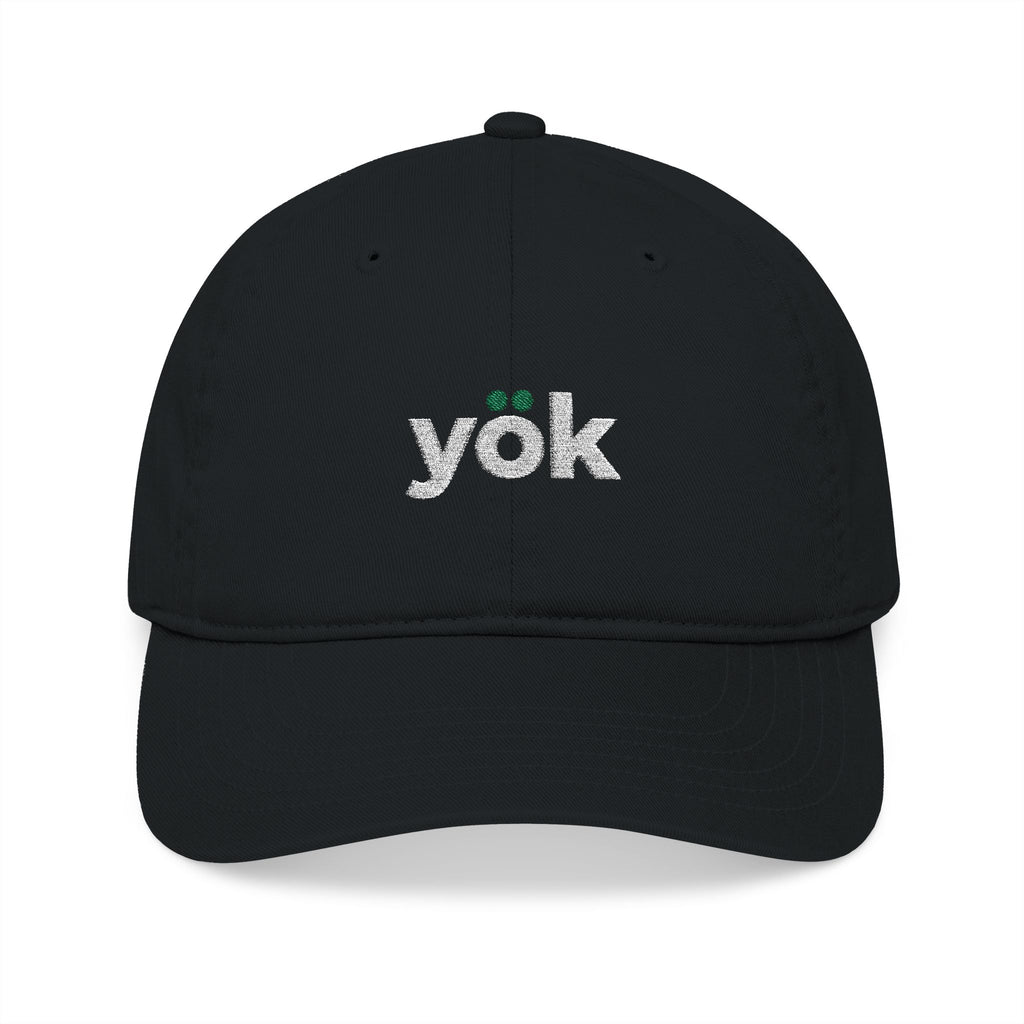 Casquette yök – Dad Cap brodée, noir