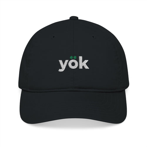 Casquette yök – Dad Cap brodée, noir